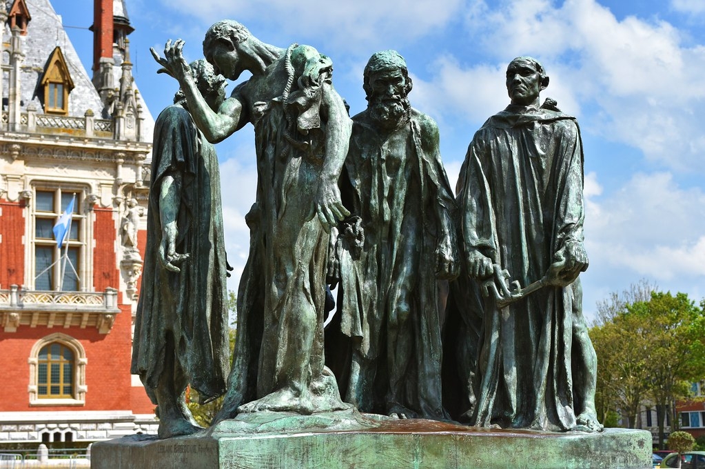 Les Six Bourgeois de Calais – sculpture d’Auguste Rodin