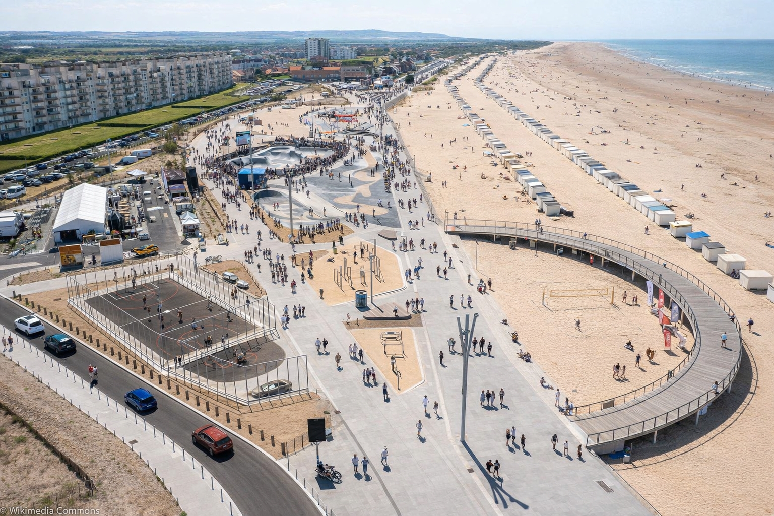 Plage de Calais et front de mer